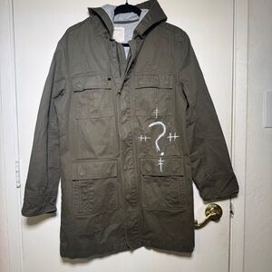 Life After Denim Military Field Jacket in Olive Mens Medium